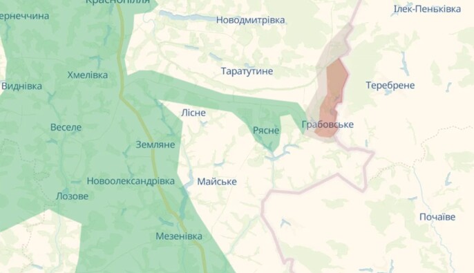 ДПСУ: Росіяни не намагалися просунутися далі Грабовського на Сумщині