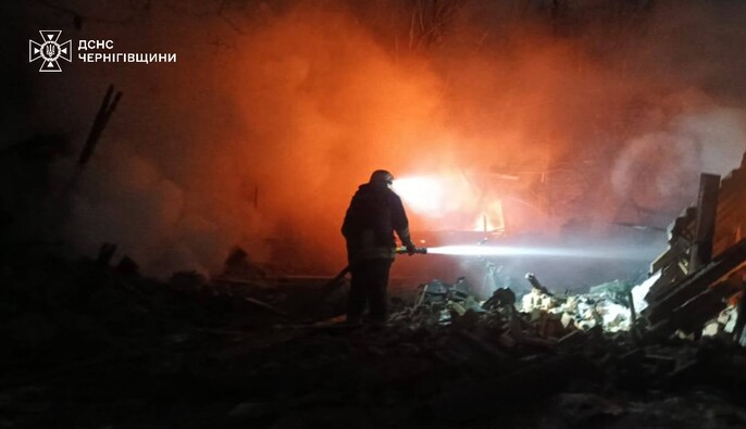 Російські війська обстріляли ферму на Чернігівщині