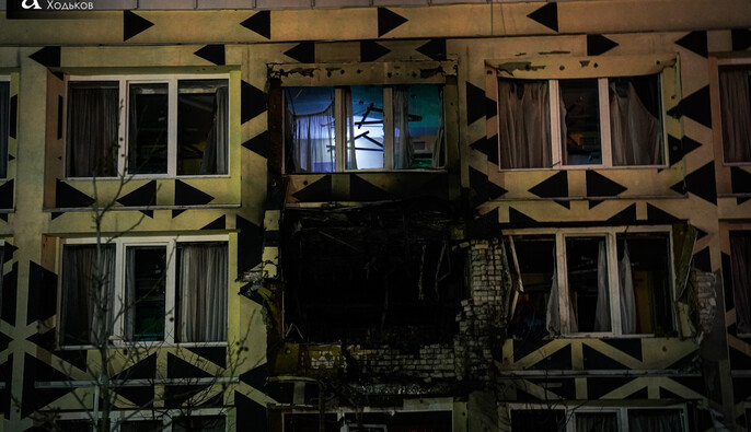 Росіяни атакували Київ: пошкоджено медзаклад, є загиблий та постраждалі – фото