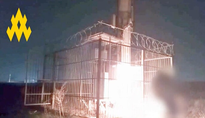 Агент "АТЕШ" вывел из строя вышку связи, которой пользовались военные и ФСБ РФ