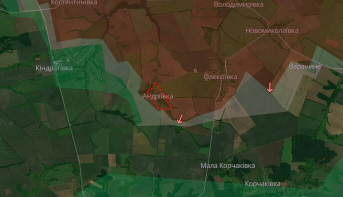 Андріївка на Сумщині залишається під контролем ЗСУ — військові