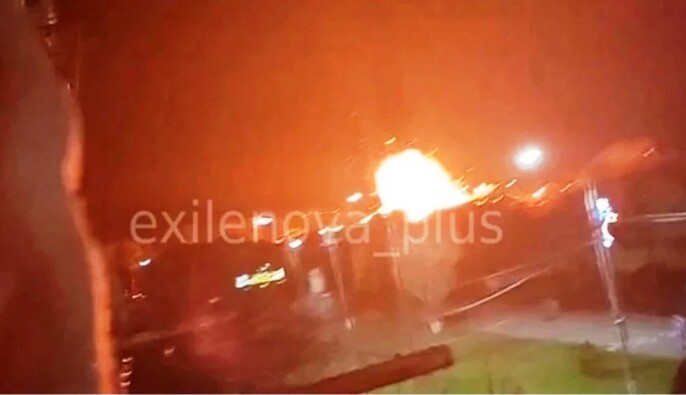 В Волгоградской области РФ после удара БПЛА вспыхнул пожар на нефтебазе