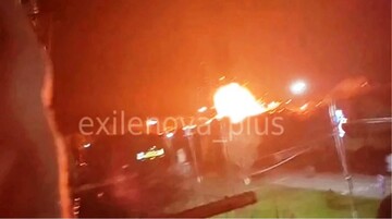 В Волгоградской области РФ после удара БПЛА вспыхнул пожар на нефтебазе