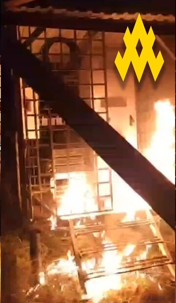 Партизани провели успішну диверсію в Московській області, спаливши вежу зв`язку ППО