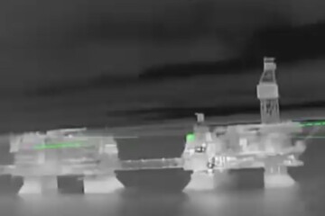 ССО показали поражение российских буровых установок в Каспийском море