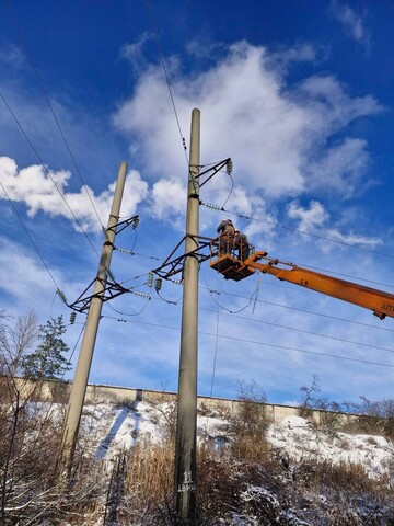 В Київській області відновили електропостачання більше 370 тисячам родин