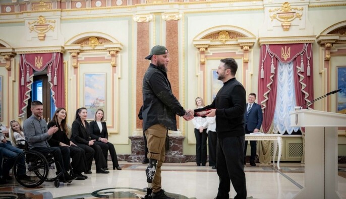Зеленський відзначив державними нагородами переможців та учасників Invictus Games