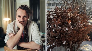 "Як і вся країна, стоїть вже четвертий рік": Євген Клопотенко показав свою ялинку незламності
