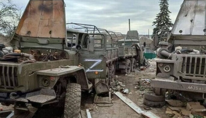 За сутки Россия потеряла более тысячи военных и семь танков — Генштаб