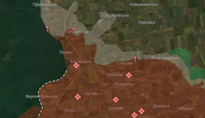 Росіяни просунулись у Донецькій та Запорізькій областях — DeepState