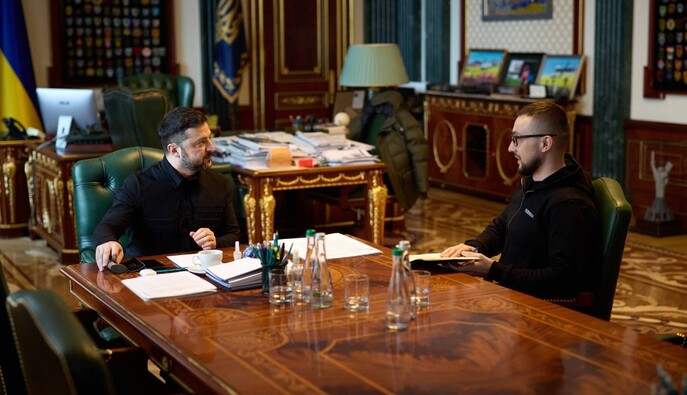 Зеленський зустрівся зі Стерненком – обговорили підтримку армії та розвиток дронів