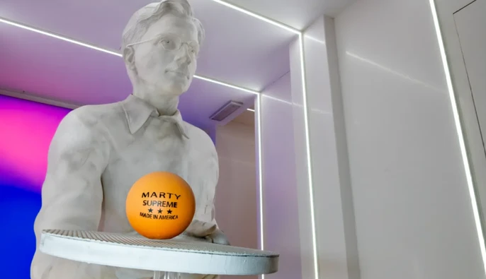 Триметрова скульптура персонажа Тімоті Шаламе з 