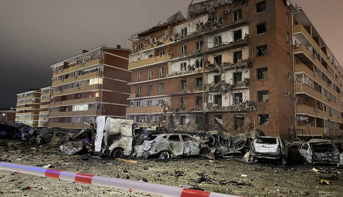 Російська ракета ППО влучила в багатоповерхівку в Краснодарському краї