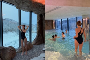 "А так хотелось бы в купальник": жена Решетника вспомнила отдых в Карпатах