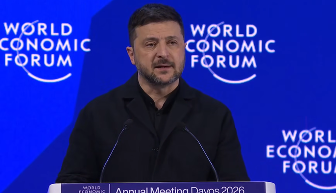 Когда Украина с вами, никто не будет вытирать о вас ноги: полная речь Зеленского в Давосе