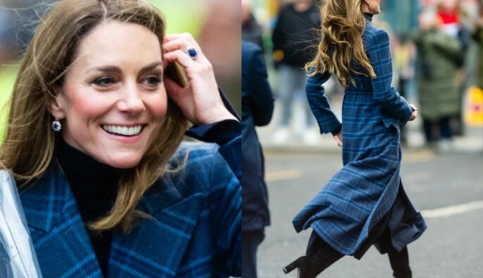 Импровизированный "забег": в Шотландии Кейт Миддлтон испугала охрану