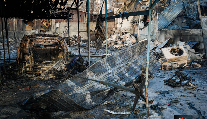 Киев подвергся ночной атаке: сообщают о погибшем, раненых и проблемах с водой и теплом — фото