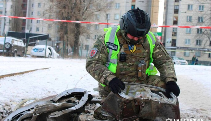 У Києві вибухотехніки знешкодили нездетоновану бойову частину російської ракети