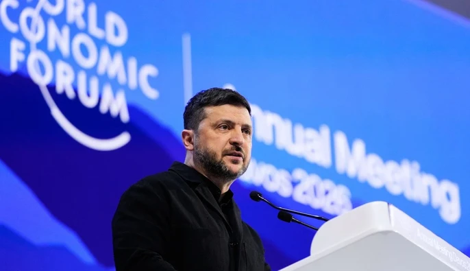 The Telegraph: Зеленський виступив у Давосі з гострою промовою про Європу