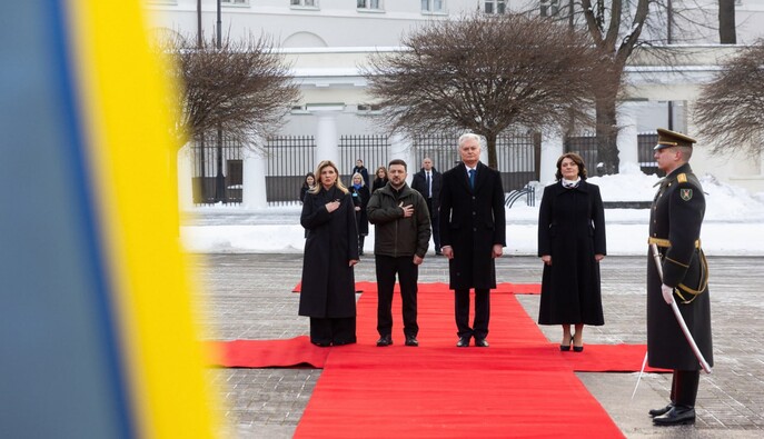 Зеленский и Науседа обсудили поддержку энергосистемы и оборонное сотрудничество