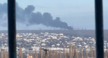 Дроны ударили по электроподстанции во временно оккупированном Луганске