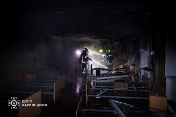 Наслідки ракетної атаки на Харків - двоє постраждалих, пожежі і руйнування