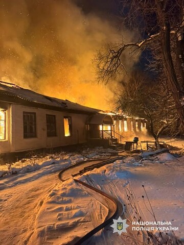 У Центрі соціальної адаптації поблизу Чернігова спалахнула пожежа