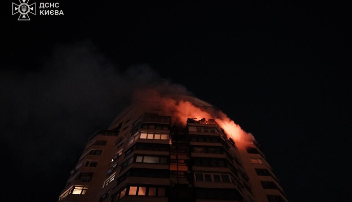 Нічна атака РФ на Київ – постраждали троє людей, пошкоджені будинки у п’яти районах