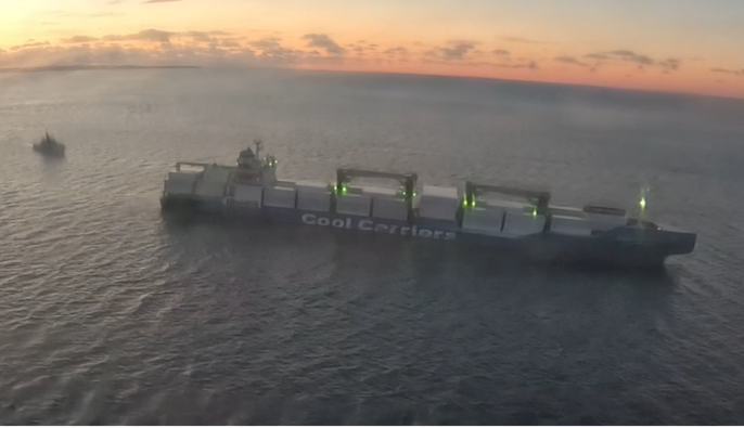 В Естонії затримали контейнеровоз Baltic Spirit під прапором Багамських островів та з російським екіпажем