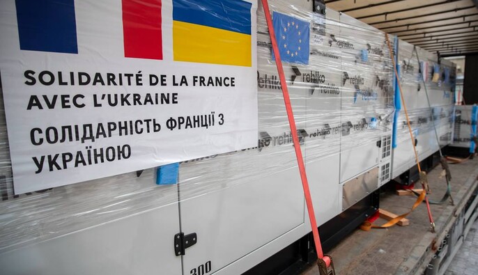 Киевтеплоэнерго получило первые 30 генераторов от Франции: детали