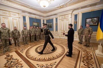 Зеленский отметил военных Госспецслужбы транспорта орденами