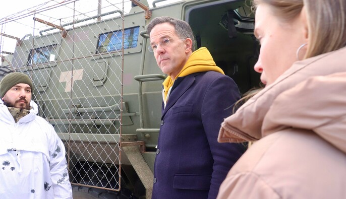 Рютте відвідав село Ягідне на Чернігівщині, яке відновлюють після окупації 