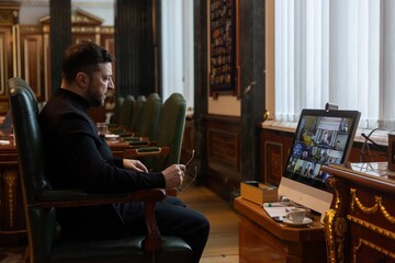 Зеленський назвав незадовільною роботу Повітряних сил щодо збиття "Шахедів" у частині регіонів