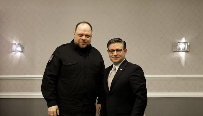 Стефанчук встретился со спикером Джонсоном в США: Зеленский раскрыл цель визита