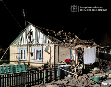 Російські БпЛА атакували Вільнянськ: поранені четверо цивільних, пошкоджені будинки