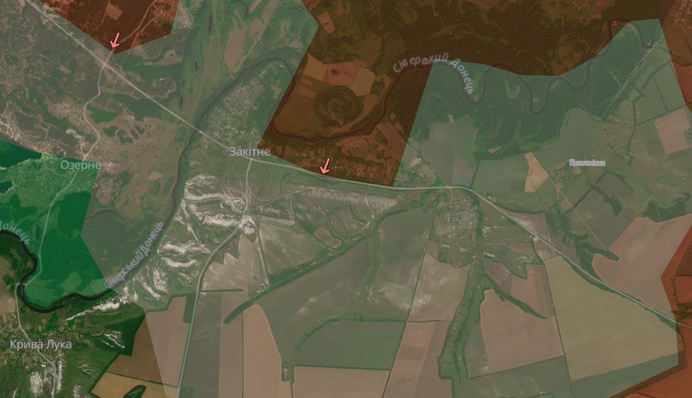 Війська РФ просочилися в Закітне на Донеччині, перейшовши замерзлий Сіверський Донець – ДШВ