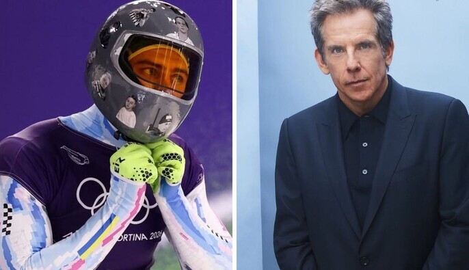 "Велика повага": Бен Стіллер висловив підтримку українському скелетоністу після дискваліфікації через "шолом пам'яті"