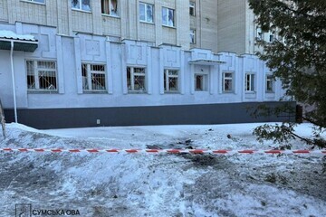 Росіяни атакували дронами дитячу лікарню в Сумах