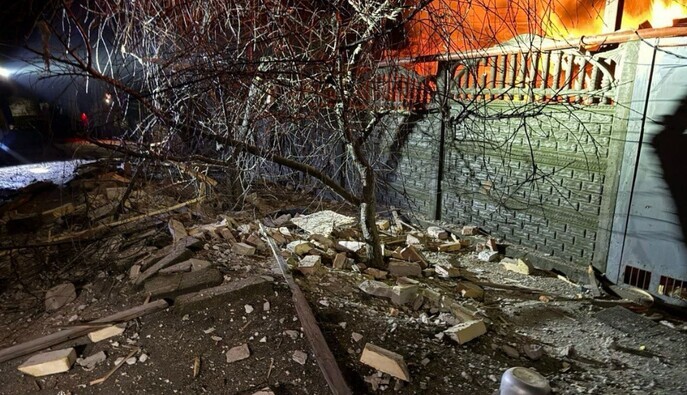 Внаслідок нічної атаки ударного дрона у Запоріжжі постраждало 3 людей