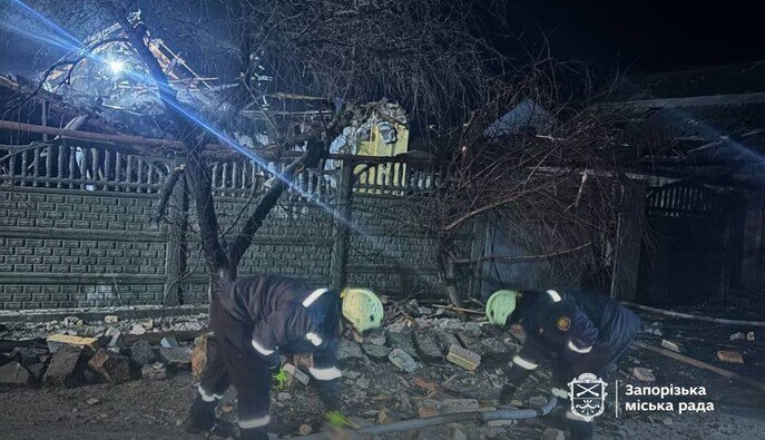 Внаслідок атаки ворога у Запоріжжі пошкоджені будинки