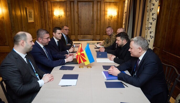 Оборона, фронт и дипломатия: Зеленский провел переговоры с премьером Северной Македонии