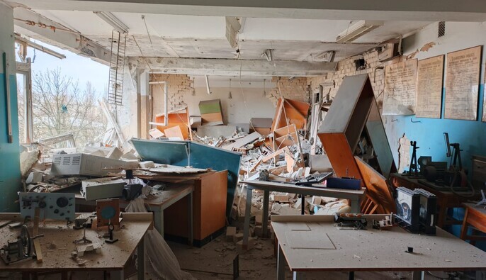 Херсонський державний університет вчергове постраждав від російського обстрілу