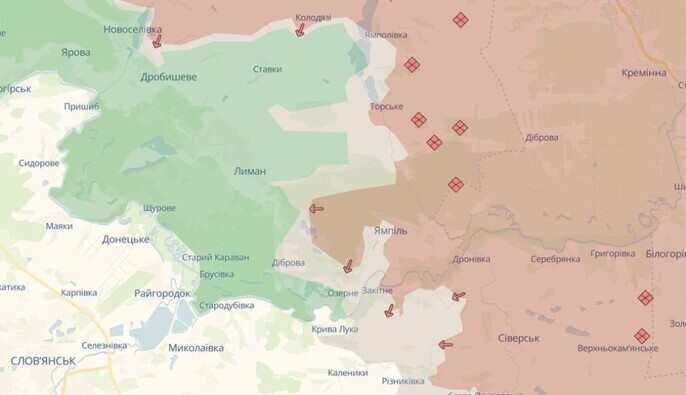 Росія шукає слабкі місця в обороні ЗСУ на Лиманському напрямку — Трегубов
