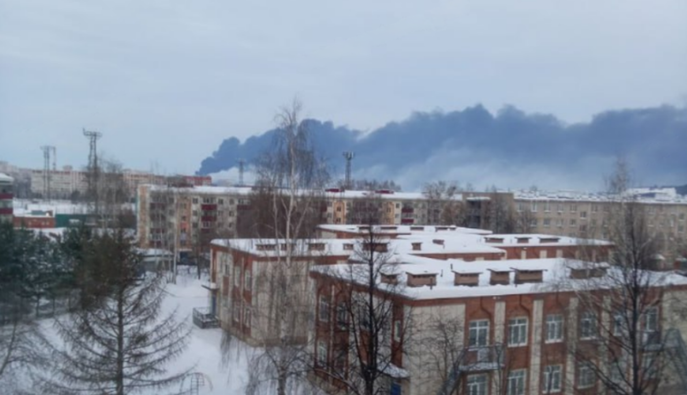 После взрывов в Татарстане горит нефтеперекачивающая станция "Калейкино"