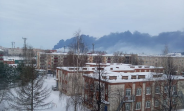 После взрывов в Татарстане горит нефтеперекачивающая станция "Калейкино"