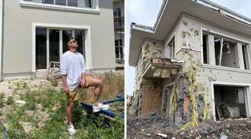 Российский удар разрушил дом Остапчука, который он не мог поделить с экс-женой