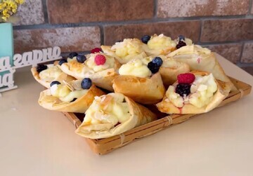 Десерт, що тане у роті: як приготувати ніжні трубочки з кремом