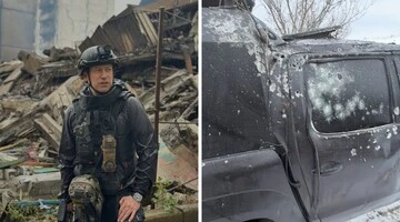 Денис Христов попал под российский обстрел на Харьковщине: волонтер получил ранение головы