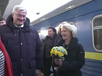 Урсула фон дер Ляйен прибыла в Киев – ЕС подтверждает непоколебимую поддержку Украины