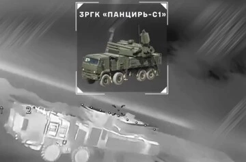 СБС уничтожили российский "Панцирь-С1" на "Азовстале"